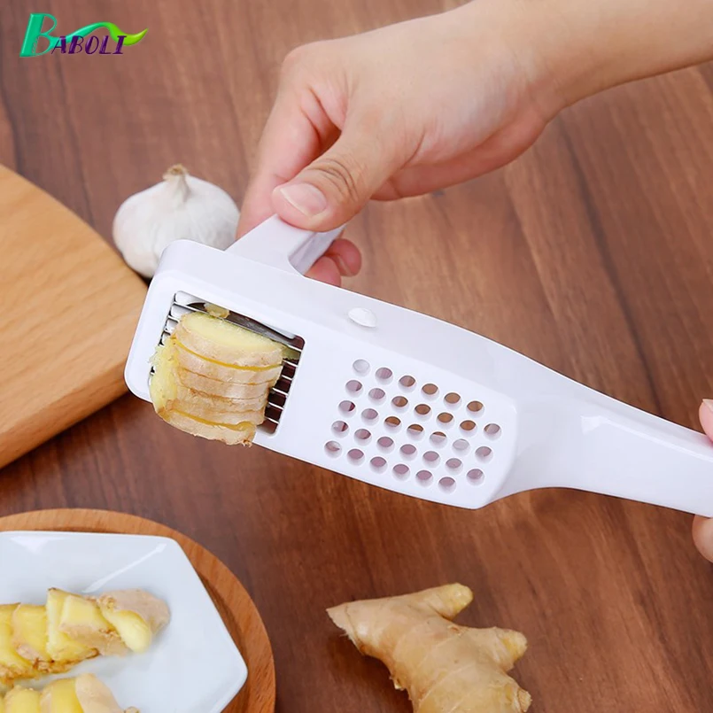 

1 PC Garlic Press & Slicer Ginger Mincer Crusher Chopper Garlic Household Kitchen Cooking Kitchen Accessories