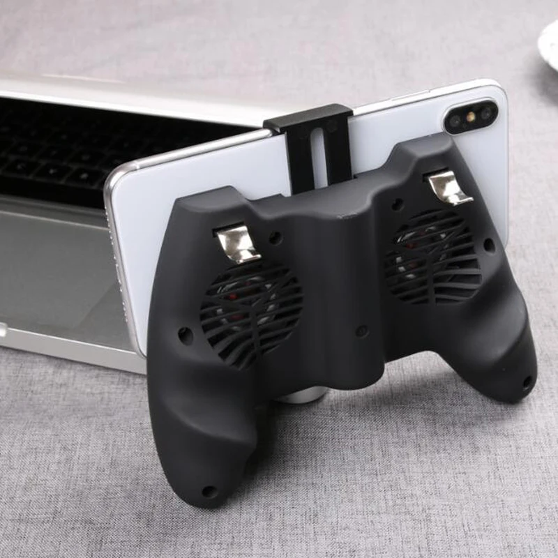 For Pubg Mobiele Controller Gamepad Mobile Trigger Shooter Joystick Game Pad Phone Holder Cooler Fa