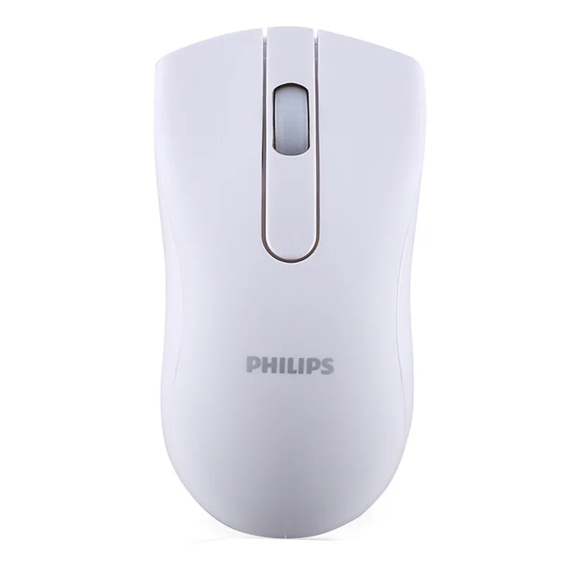 Philips SPK7211 оптическая 2,4G беспроводная мышь Бесшумная мышь с 1000 dpi для домашнего офиса MacBook ноутбука ПК - Цвет: White