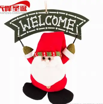 

6PCS/LOT NEW Christmas Out Decoration Santa Claus, enfeites de natal charm outdoor hanging ornament decoracao, party ornaments