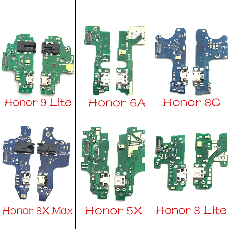 Usb порт зарядки док-станция зарядное устройство разъем платы гибкий кабель для huawei Honor 8 9 10 Lite 5c 5X 6X 7X 8X Max 8C 8A P Smart