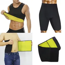 Мужские Шейперы, пояс неопреновые штаны для похудения, футболка, пояс для живота, триммер, Пояс Cincher, формирователь тела, фитнес-жилет, Корректирующее белье, пот