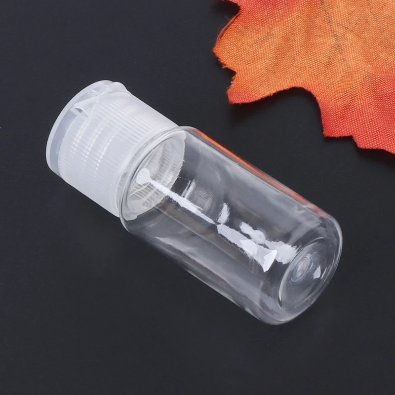 

Portable 10ml Travel Empty Flip Cap Bottle Organizer Makeup Emollient Water Perfume Oil Container Storage Bottles Jars