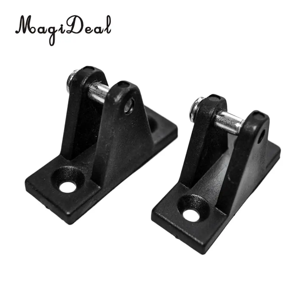 MagiDeal Heavy Duty 2Pcs Boat Deck Hinge+ 6Pcs Jaw Slide+8Pcs Eye End Cap Kits for 4 Bow Bimini Top Marine Boat Yacht Accessory