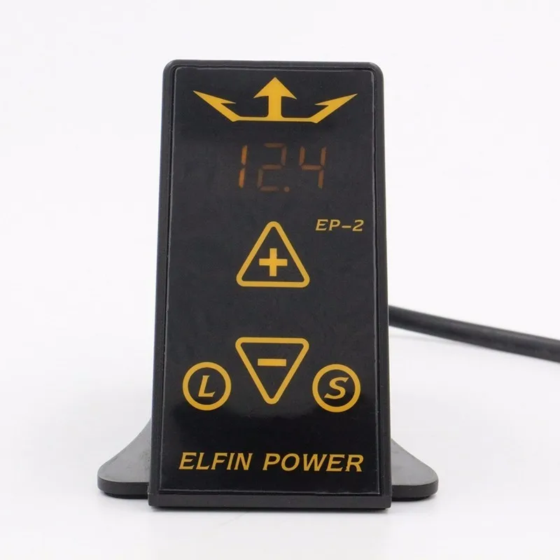 Новое поступление ELFIN power EP-2 питания для татуажа цифровой lcd черный источник питания для татуажа