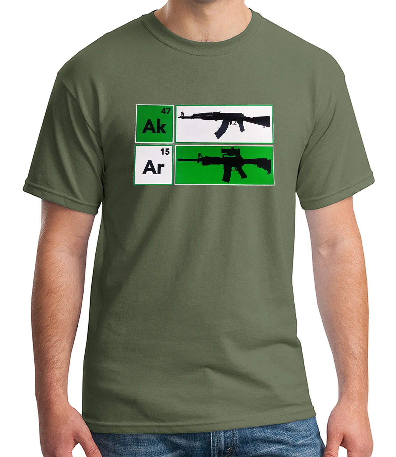 2018 модная Горячая Распродажа AK47 AR15 Riffle футболка для взрослых NRA крутая Защитная