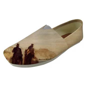 

Fashion Men Flats Shoes Male Loafers Casual Comfortable Light Boys Lazy Sip on Flat Ballerina Painting Art Print for Edgar Degas