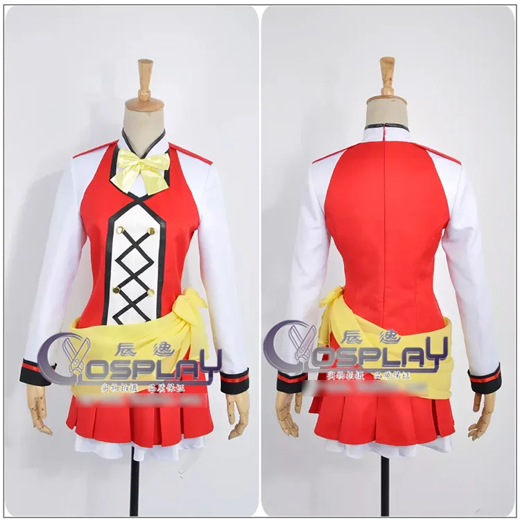 

Anime LOVE LIVE 2 Yazawa Nico Action Figure SUNNY DAY SONG Uniform Cosplay Costume Full set Halloween Costume for Women