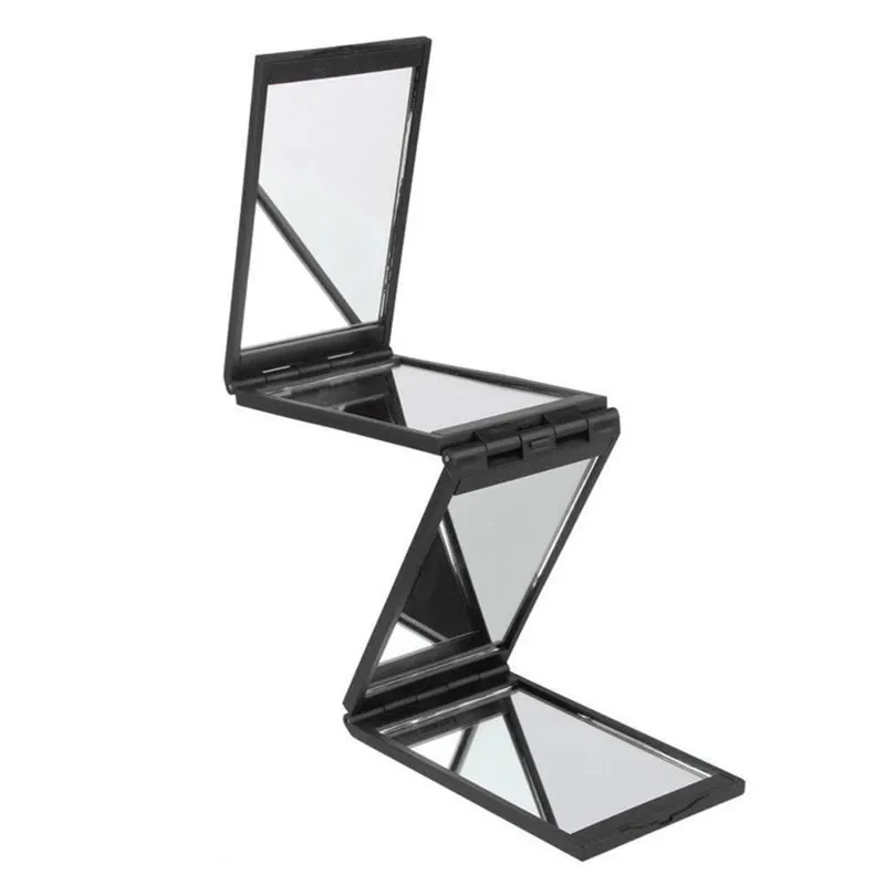 

keyouly portable 4 Panel expandable Mirror 360 degree collapsible make up mirror ideal for travel