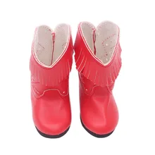 18 American girl dolls of the shoes Leather shoes sandals high heels children Christmas gift free