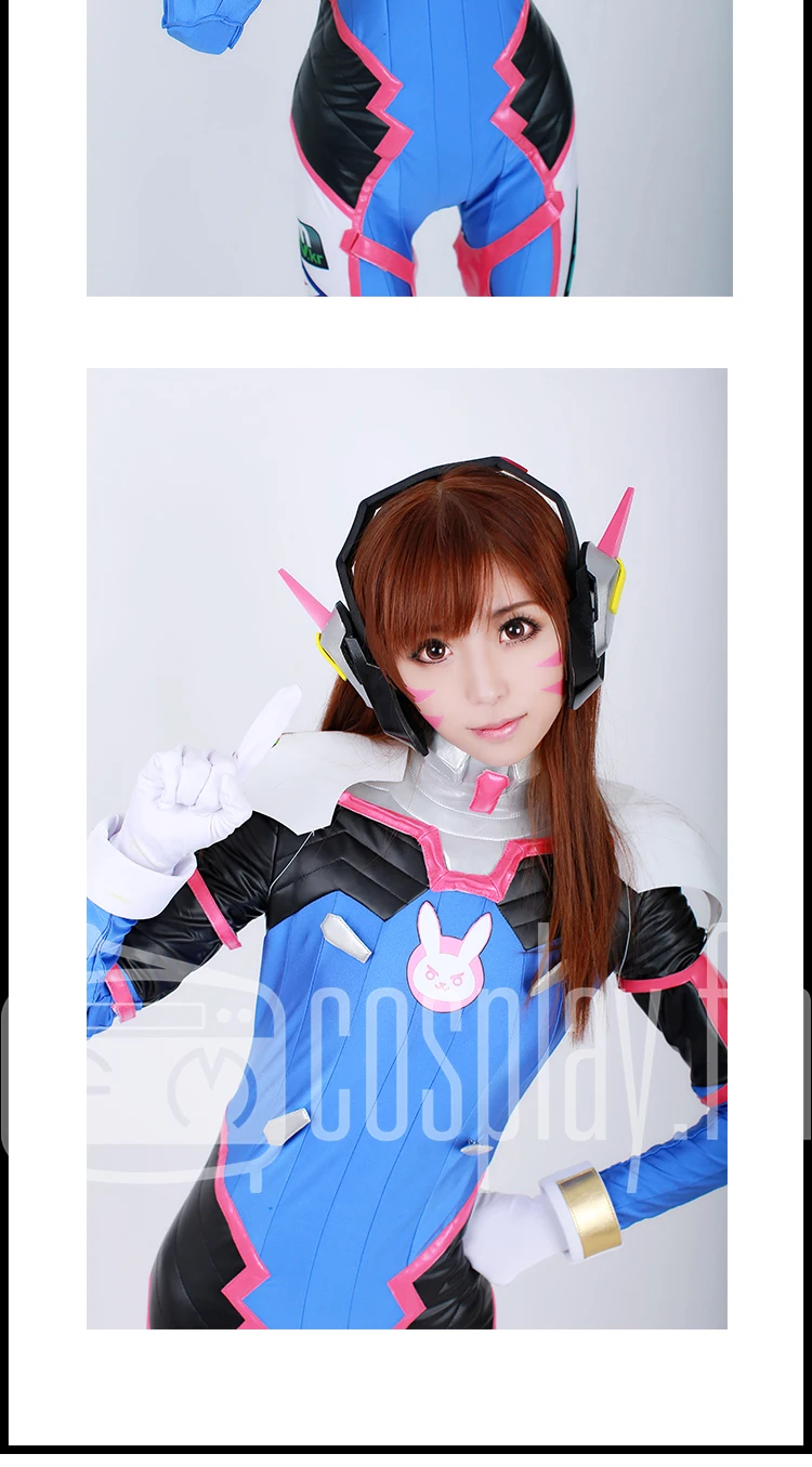 D. VA Косплей d. va Косплей Костюм Комбинезон боди xs-xl