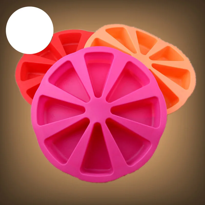 1pc Cake Tools eco friendly silicone mold Microwave Oven baking mold 8