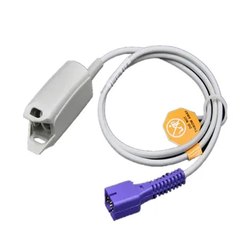 

10pcs/lot Compatibe for Nellcor DB7 Pin Adult FingerCilp Spo2 Sensor ,Pulse Oximeter Probe Sensor,Oxygen Sensor Probe TPU 1M