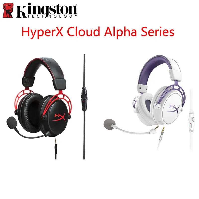 

Original Kingston HyperX Cloud Alpha Limited Edition E-sports Gaming Headset With a microphone Headphones For PC PS4 Xbox Mobile