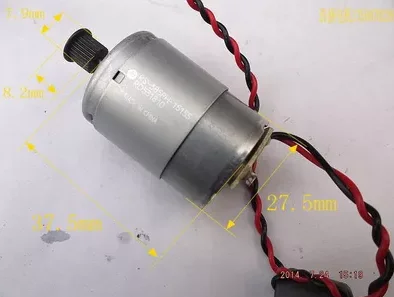 DC 24V 7800 об/мин скорость вывода данных 38x30 мм Двигатель корпуса для коробок передач