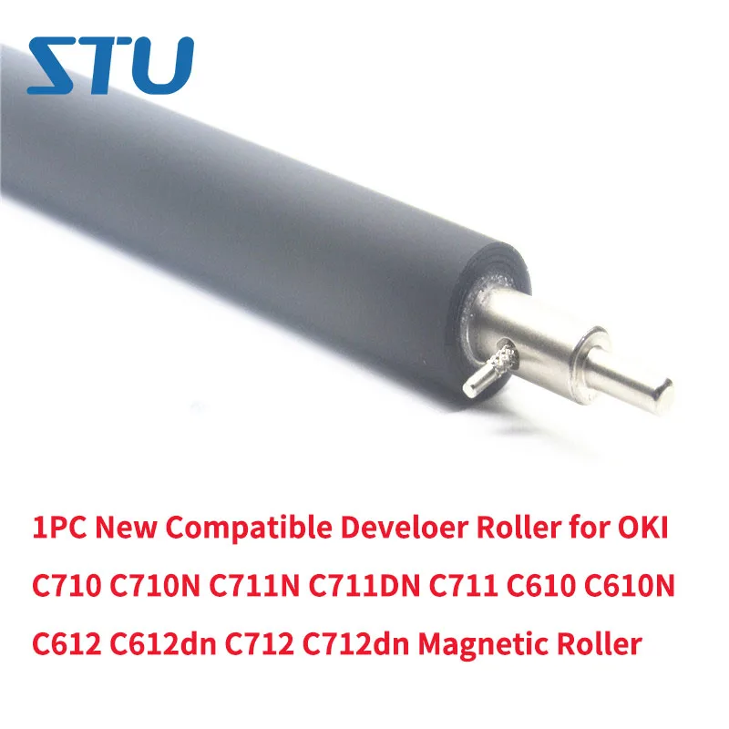 1PC New Compatible Develoer Roller for OKI C710 C710N C711N C711DN C711 C610 C610N C612 C612dn C712 C712dn Magnetic Roller (2)
