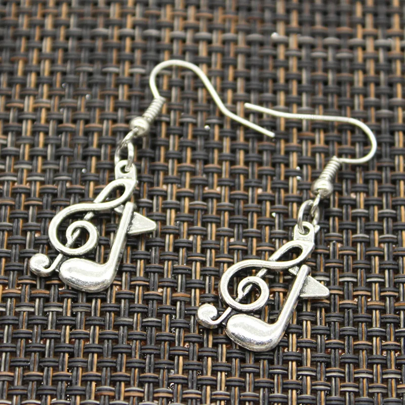 

Hot Sales saxophone musical note Pendants DIY Earringgs For Girl Gift