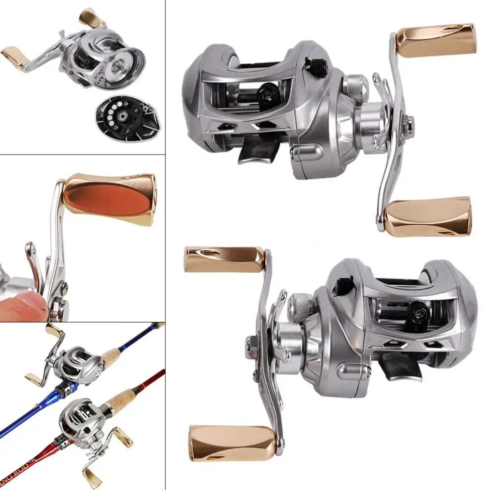 

Top Quality Fishing Bait Casting Reel 280g 9+1BB 7:1 Braking Force 8kg / 17.6lb BaitCasting Wheel with Right Left Hand Optional
