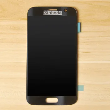 

Sinbeda Super AMOLED LCD For Samsung Galaxy S7 G930 G930F LCD Display Touch Screen Digitizer Assembly Pantalla Replacement
