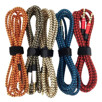 

3.5mm Male To Male M/M Stereo Audio AUX Auxiliary Cable for PC/Phone/DVD/MP4/MP3/CAr