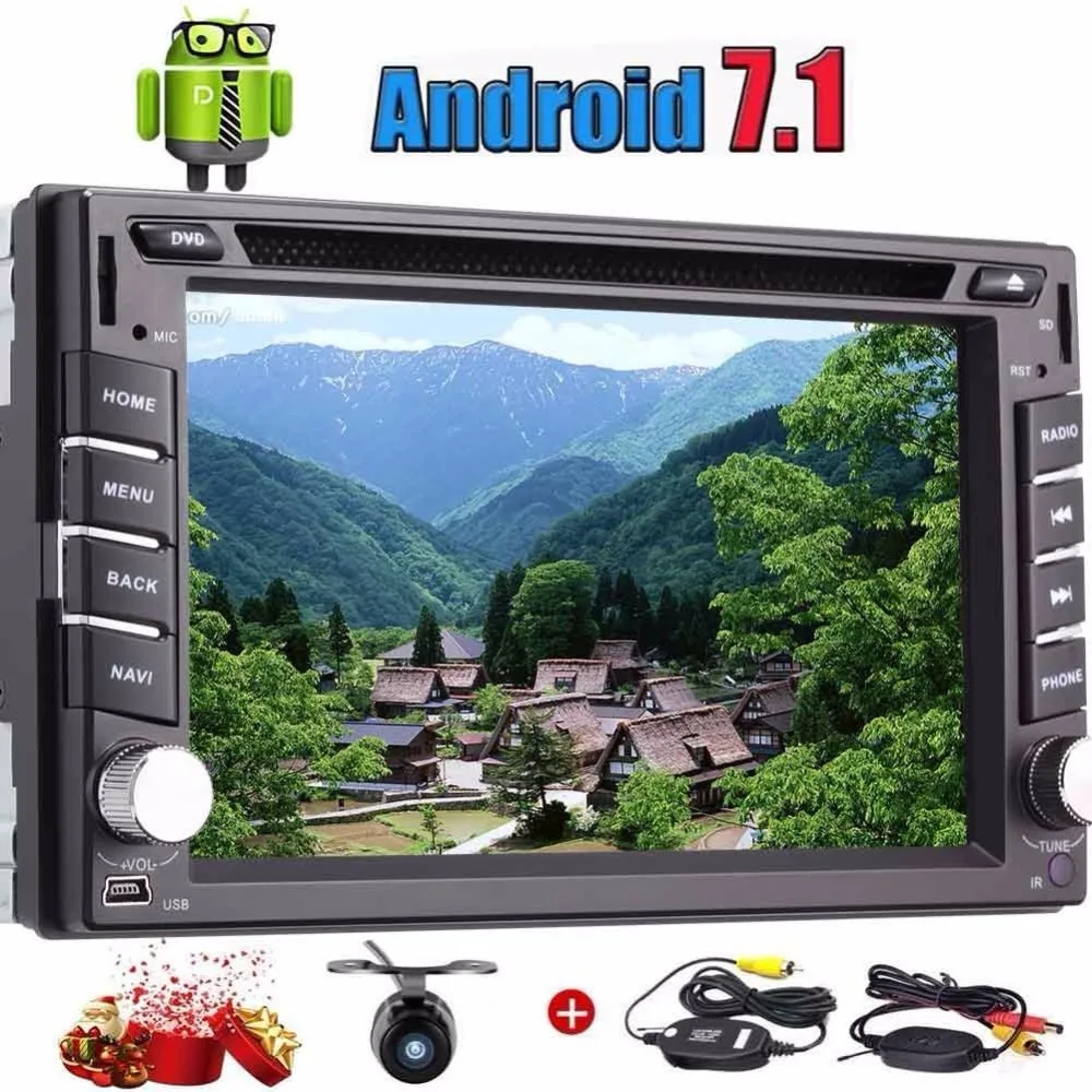 

Eincar wireless camera included! Android 6.0 2 Din Car Stereo GPS Navigation Radio Bluetooth Touchscreen Support SWC/Wifi/DAB+