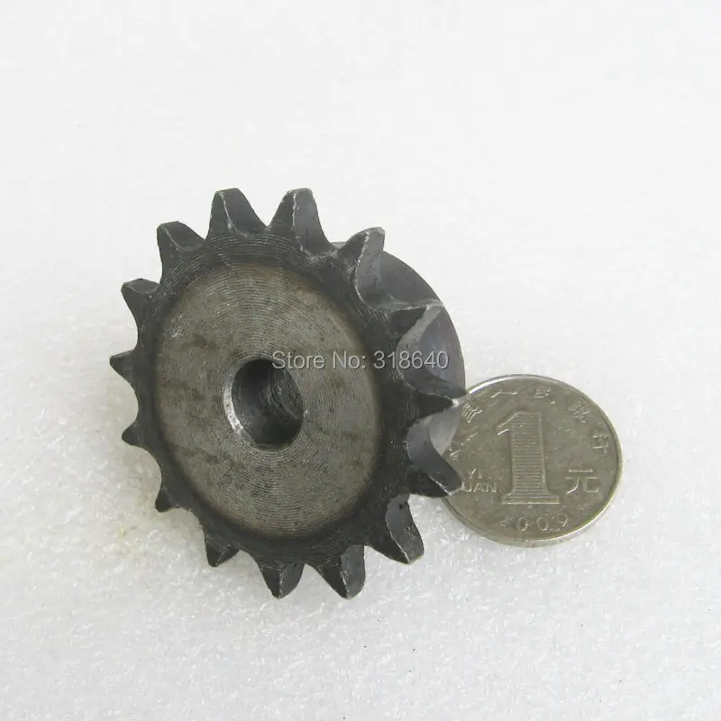 

06B 15T 15Teeth Pitch 9.525mm 3/8" Bore not larger than 12.3mm Industry Transmission Driving Single Sprockets mechanical parts