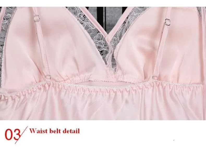 Бесплатная доставка, настоящая шелковая Сексуальная Ночная юбка с имитацией сна, ночная юбка с тонкими секциями, сексуальные кружевные