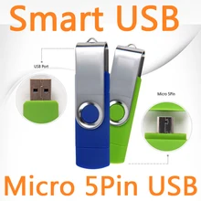 USB флеш-накопитель 32 ГБ 64 ГБ Micro USB 2,0 OTG Смартфон Флэш-Накопитель мини-usb-накопитель для планшетного компьютера Pendrive 512 ГБ 1 ТБ 2 ТБ