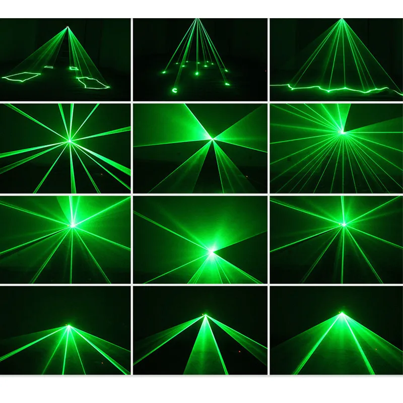 Профессиональный DMX 100 мВт зеленый лазерный сценический светильник ing сканер Effcet Рождественский бар Танцевальная вечеринка шоу светильник DJ диско лазерный проектор светильник s