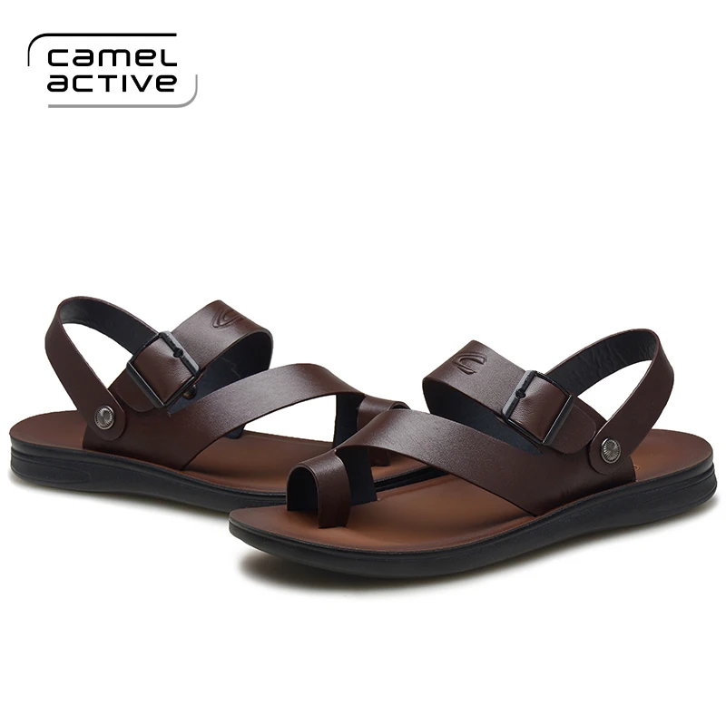 

Camel Active 2019 New Genuine Leather Quick-Dryin Sandals Summer Quality Casual Sneakers Anti-Slippery Outdoor Beach Shoes 72123