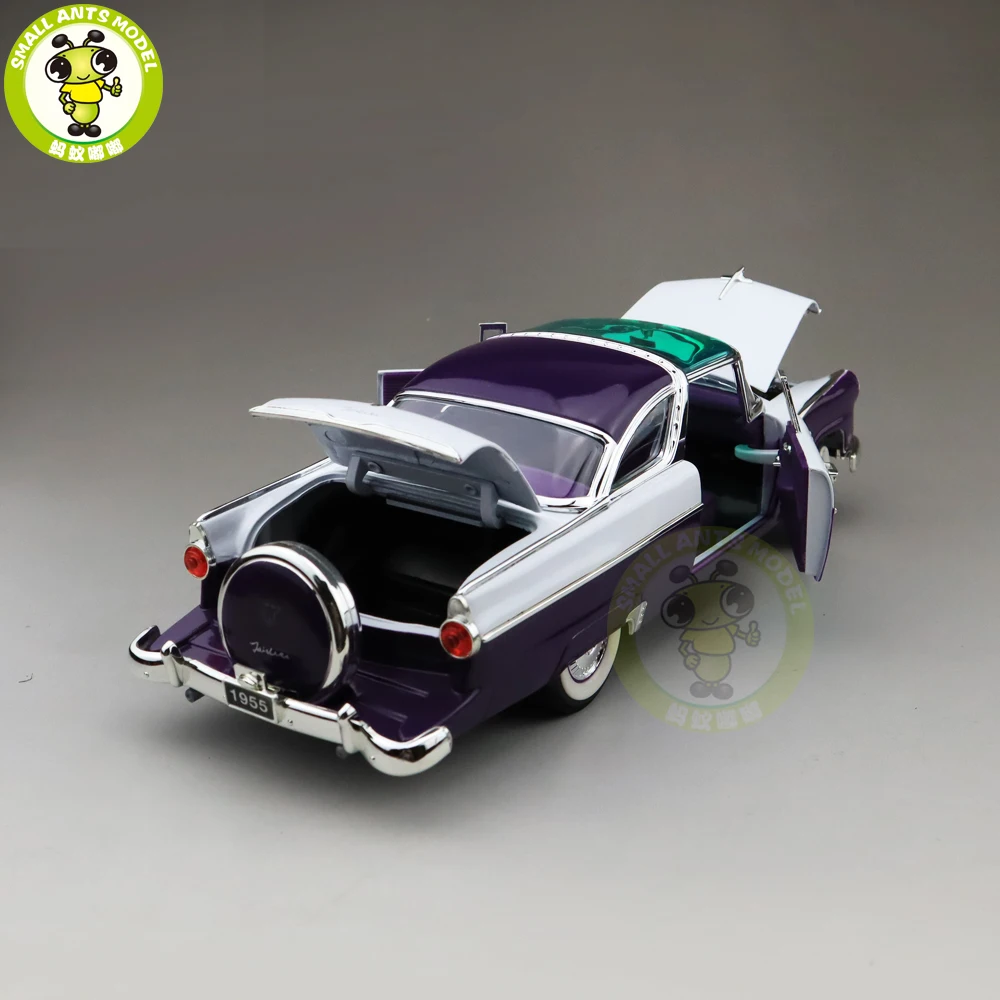 1/18 1955 Ford Crown Victoria Road Фирменная литая модель автомобиля игрушки для мальчиков и девочек подарок