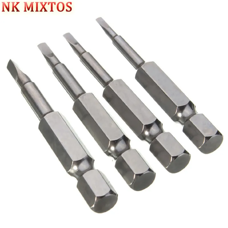NK MIXTOS Лидер продаж 1 шт. Магнитная треугольная отвертка Биты 1/4 &quotx 50 мм