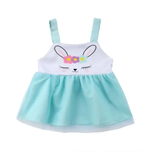 

Party Toddler Cute Kids Baby Girl Clothes Cotton Tulle Tutu Animal Print Formal Dress Dresses Summer 0-3Y
