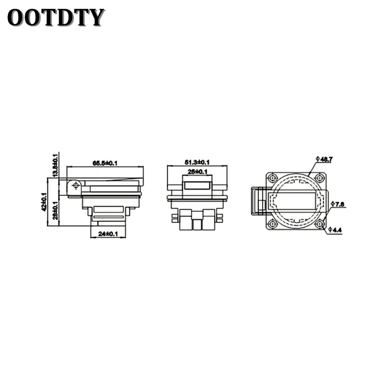 OOTDTY немецкая y Водонепроницаемая промышленная розетка AC Розетка питания немецкая промышленная вилка для электрической розетки с водонепроницаемой крышкой