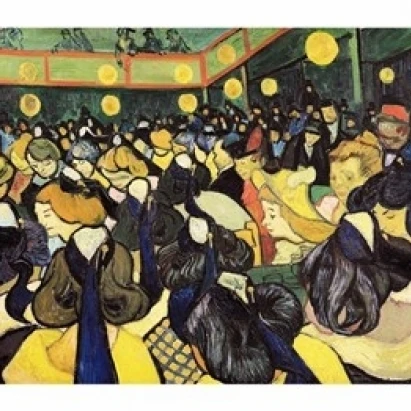 The Dance Hall at Arles  1888 Poster Print by Vincent Van Gogh (24 x 18)