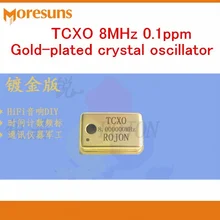 Быстро 2 шт. высокой точности температуры-компенсации термокомплексмый кварцевый генератор TCXO 8 МГц 0.1ppm Позолоченные Кварцевый резонатор