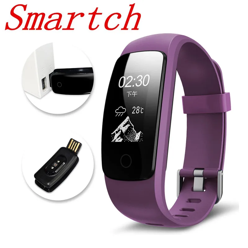 Smartch ID107 Plus GPS Smart Wrist band Bracelet Heart Rate Monitor Answer Call Push Message Alarm Clock Fitness Tracker For IOS |