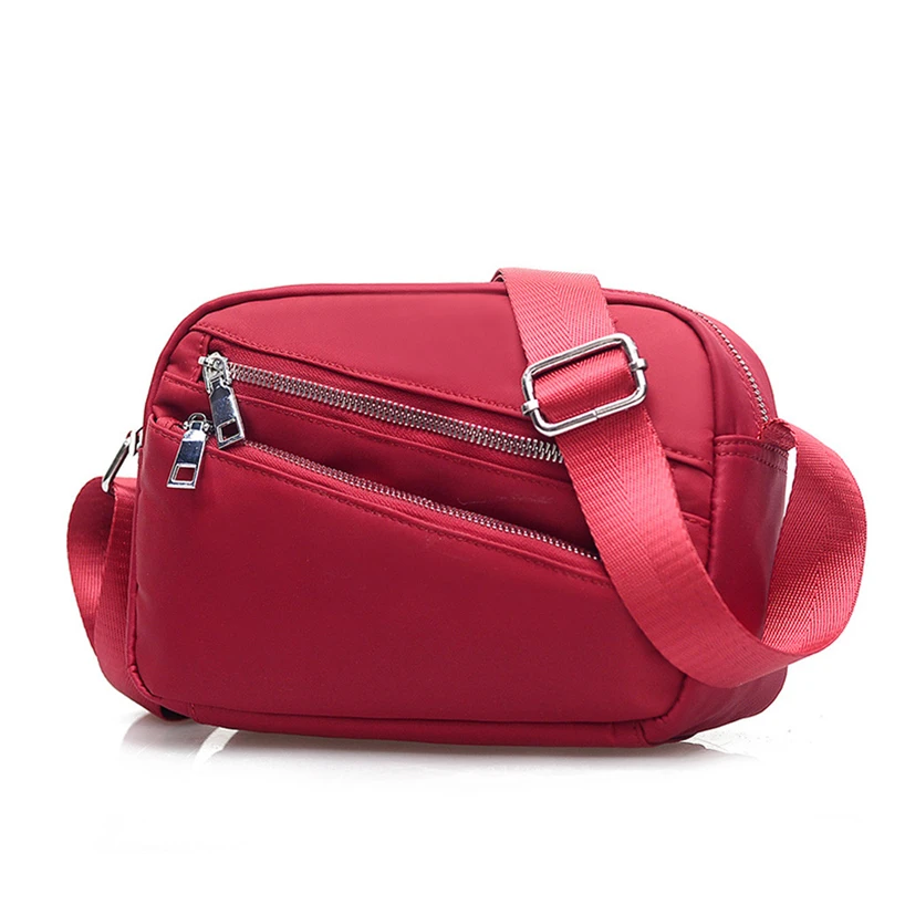 Aelicy, Женская Повседневная сумка-мессенджер на каждый день, одноцветная сумка на плечо на молнии, Женская дорожная водонепроницаемая сумка через плечо, многоцелевая