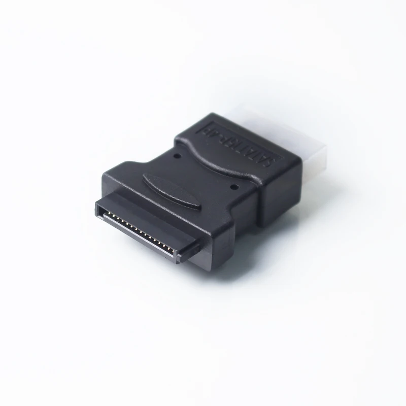 Ult лучший SATA от мужчины до женщины адаптер 15 P Molex IDE 4Pin Мужской питания черный| |