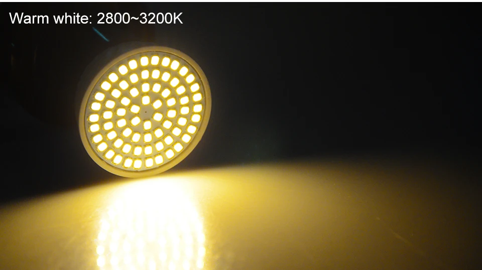 4W 6W 8W GU10 E27 220V LED Spotlight Bulb 2835 5730 SMD 54LEDs 72 LEDs Bulbs Lamp Light Glass Body For Indoor Led lamps lighting (6)