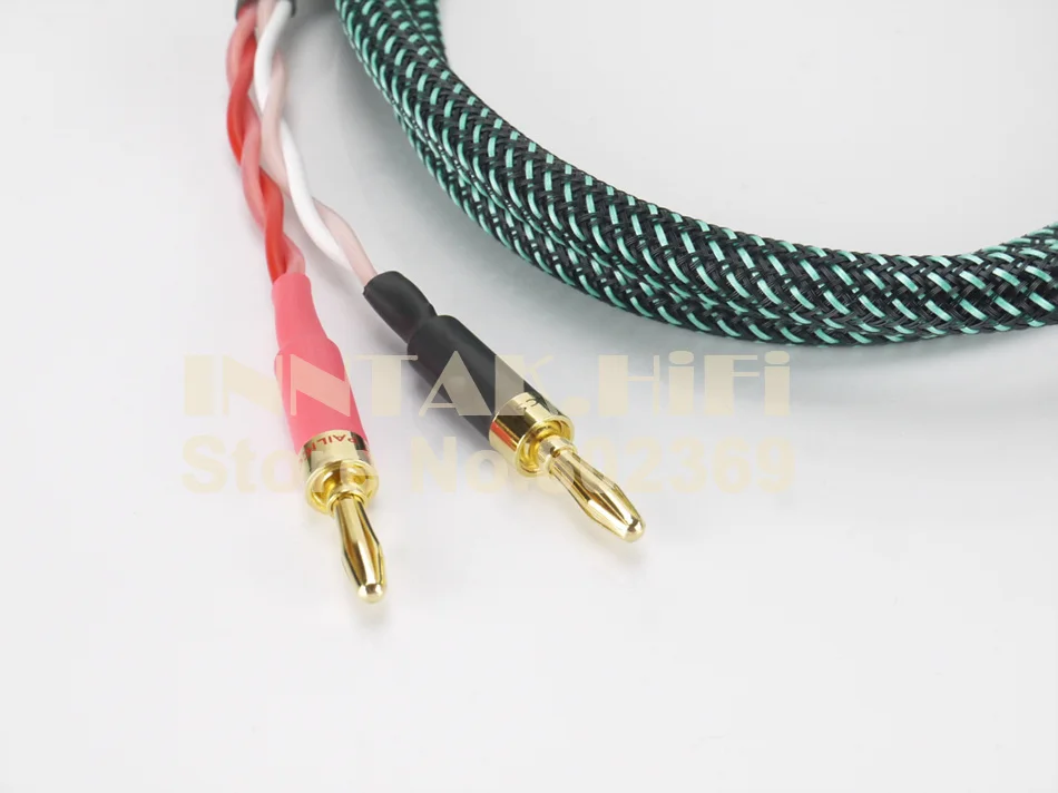 1 шт. INNTAKHIFI Высокое качество HIFI банан в динамик кабель/Canare DIY Аудио кабель/1 5 м 2 м|diy