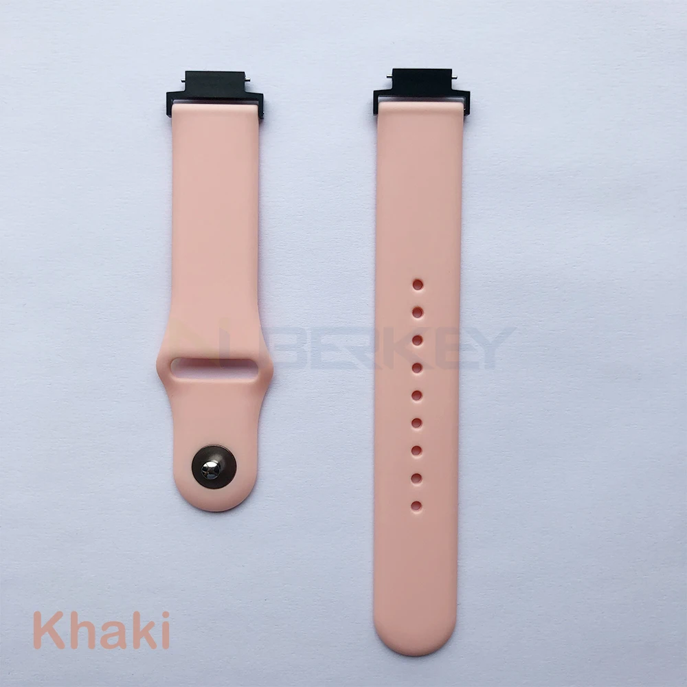 Силиконовый ремешок для Xiaomi Huami Amazfit Verge, ремешок для часов, мягкий силиконовый ремешок для часов, сменный ремешок, браслет, ремни, спортивный ремень - Цвет: Khaki