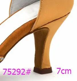 Zapatos De Baile/черные ботинки высокого качества из натурального нубука, размеры 4-9,5 женские туфли для латиноамериканских танцев на каблуке 8,5 см, NL180 - Цвет: 7cm