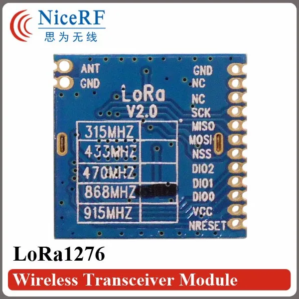 2 шт. LoRa1276 LoraTM 20dBm 100 мВт SX1276 SPI интерфейс-139dBm чувствительность 4 км на большое расстояние 868 МГц радиочастотный передатчик и приемник