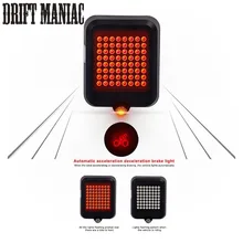 64 LED Bicycle Taillight Waterproof Intelligent Automatic Induction Steering Brake USB Charging Safety MTB Warning Night Light