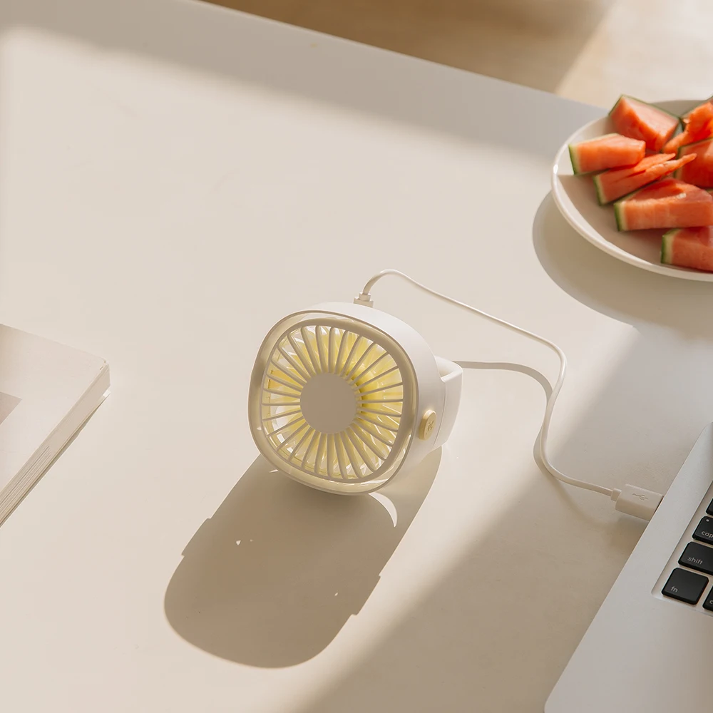Protable USB Fan-white-2