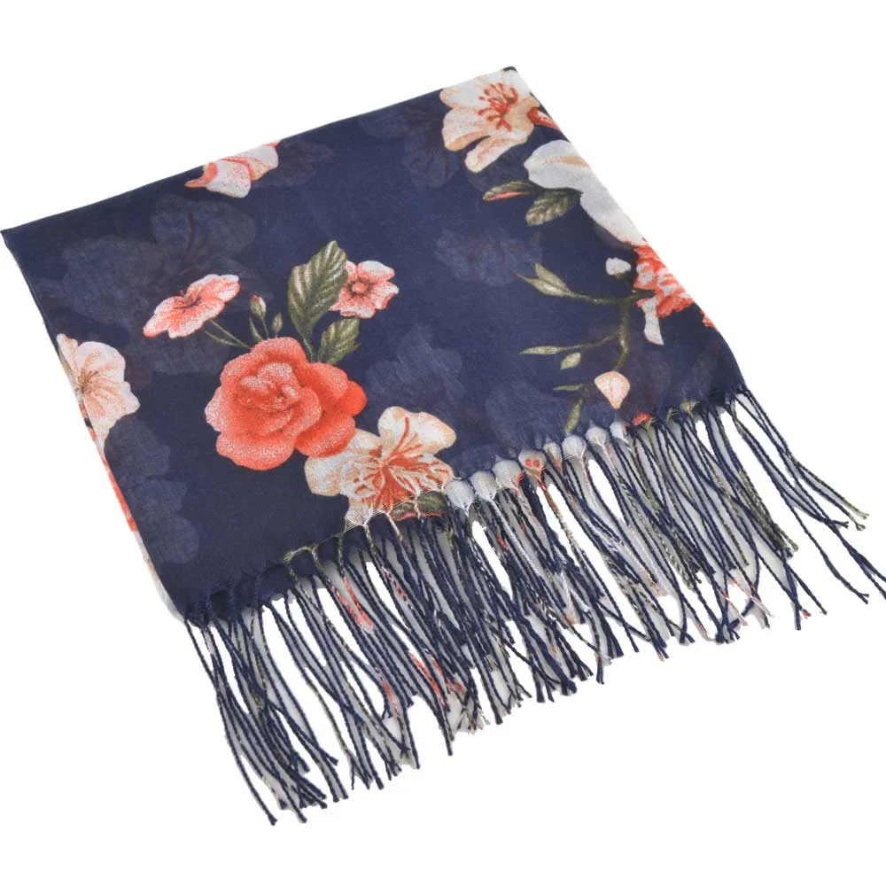 Mujer invierno 2019, летние цветочные кистовидная вискоза шарф, bufanda mujer, хлопок длинный платок обёрточная бумага, платок, платок-хиджаб sjaals