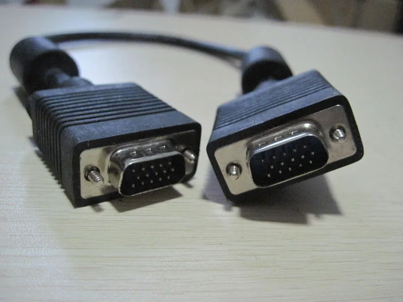 50cm High quality VGA 15pin male extension short computer monitor