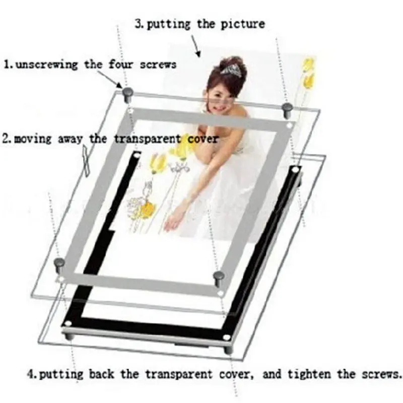 Centch Slim LED Light Box Edgelit Acrylic with Aluminum Snap Open Frame Poster Sign Holder Indoor Display Menu Board for Retail Promotion 22 x 28 Double Side Black FC Type Centch Slim LED Light Box Edgelit Acrylic with Aluminum Snap Open Frame Poster Sign Holder Indoor Display Menu Board for Retail Promotion 22 x 28 Double Side Black FC Type