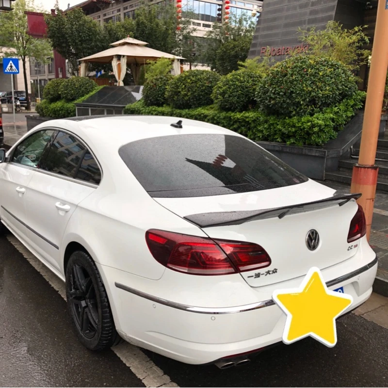 For Volkswagen CC Spoiler High Quality Carbon fiber Material Car Rear